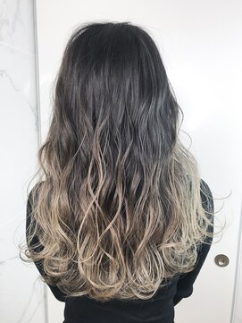 アヴァンスクロス あべのルシアス店(AVANCE.CROSS) グラデーションカラー×アッシュベージュ