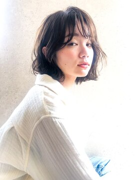 エイミー(Aimee) Aimee ナチュラルボブ×透けちゃうグレージュ