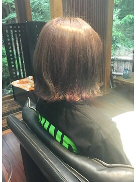 美容サニー 外ハネピンク