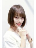 大人可愛い小顔ボブ☆アッシュグレージュ【Linona】