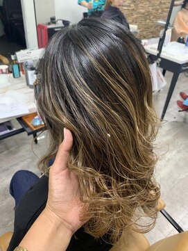 プライズ アイリス 池袋東口店(prize Iris) バレイヤージュ!グラデーション!池袋misaki