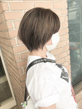 サロンドミルク 溝の口店(salon de MiLK) シンプルな馴染みのショートヘア