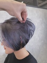 ガーランドウメダ(Garland umeda)&nbsp;アディクシーカラー×ラベンダー×ボブ