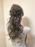 結婚式.イベントやお呼ばれに♪ヘアセット(小林担当) →￥4200 3回目までOK