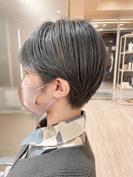 モリオ フロム ロンドン 鶴瀬店 【morio鶴瀬】20代30代ブルージュ丸みショート