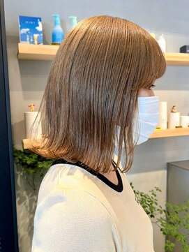 ホーム(HOME) ダブルカラーミルクティーベージュカラーケアブリーチハイトーン