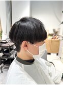 酸性ストレート×マッシュショート
