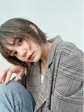 グリードヘアー セルフィッシュ(GREED hair SELFISH) 20代30代大人かわいいチョコレートカラーレイヤーショートボブ