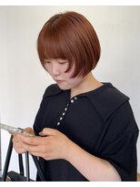 アットラップレーヴ(attrape-reve) orange brown stylist 高橋ユウキ