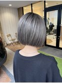 ペールグレイボブ