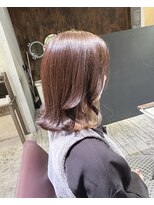 インス(ensue)&nbsp;30代40代髪質改善カラー艶髪春レイヤーカットくびれボブ