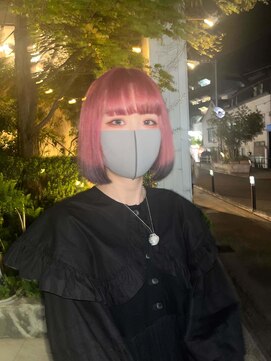 ワンズクロエ 原宿店(ONE's Chloe) 黒髪/前髪パーマ/グレーベージュ/レイヤーロング/ダブルカラー