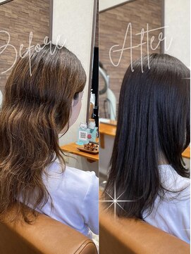 ルスリー 宇都宮店(Lsurii) 髪質改善カラー