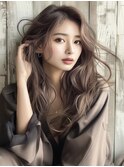 ☆オリーブグレーココアベージュ小顔クラゲヘアー/黒髪/髪質改善
