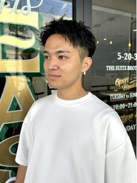 ザスーツブラザーズ(THE SUITS BROTHERS) MEN'SHAIRウルフカルマパーマスパイキーショートイージーパーマ