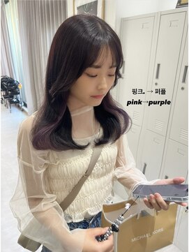 ジーナ 北千住ミルディス通り(Zina) ＊ベビーピンクグラデカラー＊美髪【Zina北千住ミルディス通り】