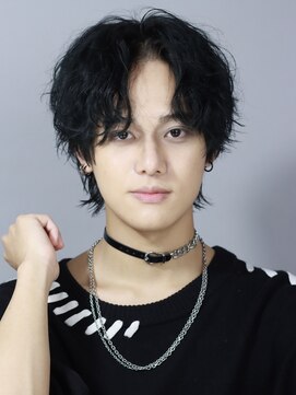 リップスヘアー 梅田アネックス(LIPPS hair) センターパートウルフ