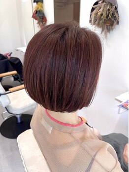 ログ(Log)の写真/盛岡*本宮《白髪を活かした大人の透明感カラー》大人女性の白髪悩みも細部までこだわってオシャレに＊
