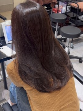 ソヨン 金山店(SOYON) ロングレイヤー/グレージュ/アッシュグレー/ワンカール