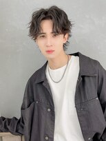 リグフクオカ(L.I.G fukuoka)&nbsp;天神ニュアンスパーマ毛流れセンターパートフェザーパーマ30代