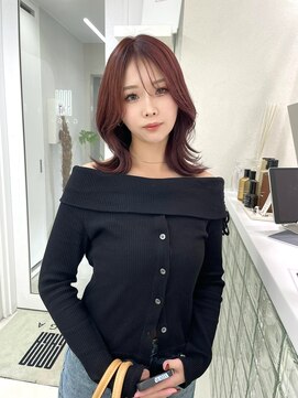 ガガ 心斎橋(GAGA) 韓国/ハイトーンカラー/ワンホンヘア/レイヤーカット/髪質改善