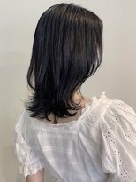 アイ(_i)&nbsp;【CYAN】#10代#20代#ブルーアッシュ#透け感#ウルフ