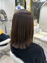 アルターシェリー(aL-ter che'rie)&nbsp;ベージュカラー/黒髪/ボブルフ/ネビージュ/小顔/ワンレン　新籾