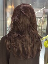 シティ(CITY) レイヤーカット ラベンダーカラー 韓国ヘア