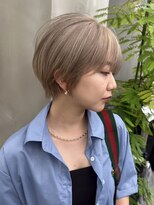 ギークス(GEEKS)&nbsp;【GEEKS渋谷】春ショート/ミルクティーベージュ/透明感/20代30代