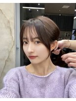 ロンドアヴァントゥス 池袋(Lond aventus)&nbsp;韓国レイヤー/韓国風/ボブ/髪質改善/黒髪/ブリーチなし〔池袋〕