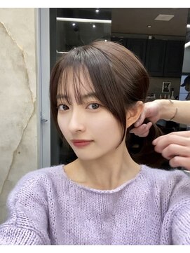ロンドアヴァントゥス 池袋(Lond aventus) 韓国レイヤー/韓国風/ボブ/髪質改善/黒髪/ブリーチなし〔池袋〕