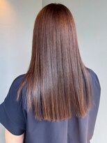 ナカオコアフュール(NAKAO COIFFURE)&nbsp;ベージュカラー 髪質改善 ストレートヘア ツヤ髪ロング