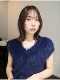 ミディアム/レイヤー/ブリーチ/ミルクティーベージュ/渋谷/原宿