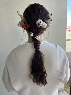 ラ クープ Lacoupe ヘアセット　成人式ヘア
