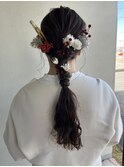 ヘアセット 成人式ヘア