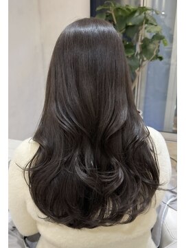 ザックラフィネ(ZACC raffine) オリーブベージュ/ワンカラー/レイヤーカット/くびれヘア