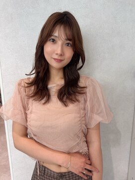 アッシュ 西船橋店(Ash) ブラウン×レイヤースタイル