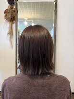ハコ(haco)&nbsp;グレージュブラウン肩上ボブヘア