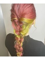 ガーデン ジングウマエ(GARDEN jingumae)&nbsp;ピンクとミントグリーンのインナーカラー