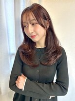 アンニュ(annuy)&nbsp;レイヤーカット 顔周りカット ブラウンベージュ 髪質改善 艶髪