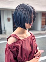 ティル(till)&nbsp;【till_kage】透明感ネイビー+ボブ