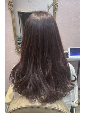 フッタ(Futta) バイオレットピンクブラウン×ロングスタイル【西武新宿駅】