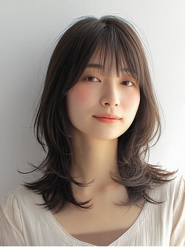 コトンアトリエ 人形町(COTON atelier) ミルクティーブロンド/ダークブルー/デジタルパーマ/人形町