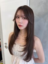 ロンドルーチェ 心斎橋(Lond luce)&nbsp;グレージュ×ハッシュカット［髪質改善/縮毛矯正/レイヤー］