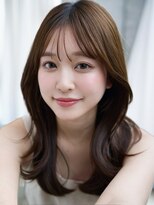 エインアンリー 明治神宮前(AIN.ANLY.)&nbsp;ピンクメッシュローライトカラーくびれミディダークブルー