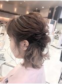 浴衣にピッタリふわふわアレンジ