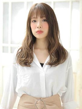 モーラ 浅香山店(MOLLA) ふんわり上品なミルキーウェーブ【夏カラー/レイヤーロング】