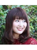 ふんわり揺れるレディースカット