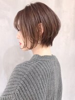 アルバム 渋谷パルコ(ALBUM)&nbsp;前下がり丸みショート_ボブアッシュブラウンネオウルフ_ba268752