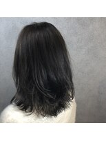 ヘアサロンエム 渋谷店(HAIR SALON M)&nbsp;外ハネボブ/アッシュブラウン/ネオウルフ/デザインカラー